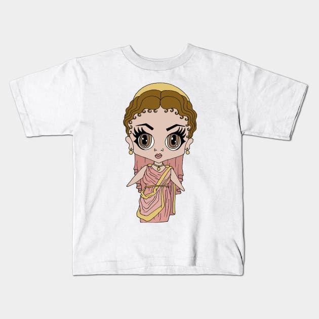 Julia Drusilla Kids T-Shirt by thehistorygirl